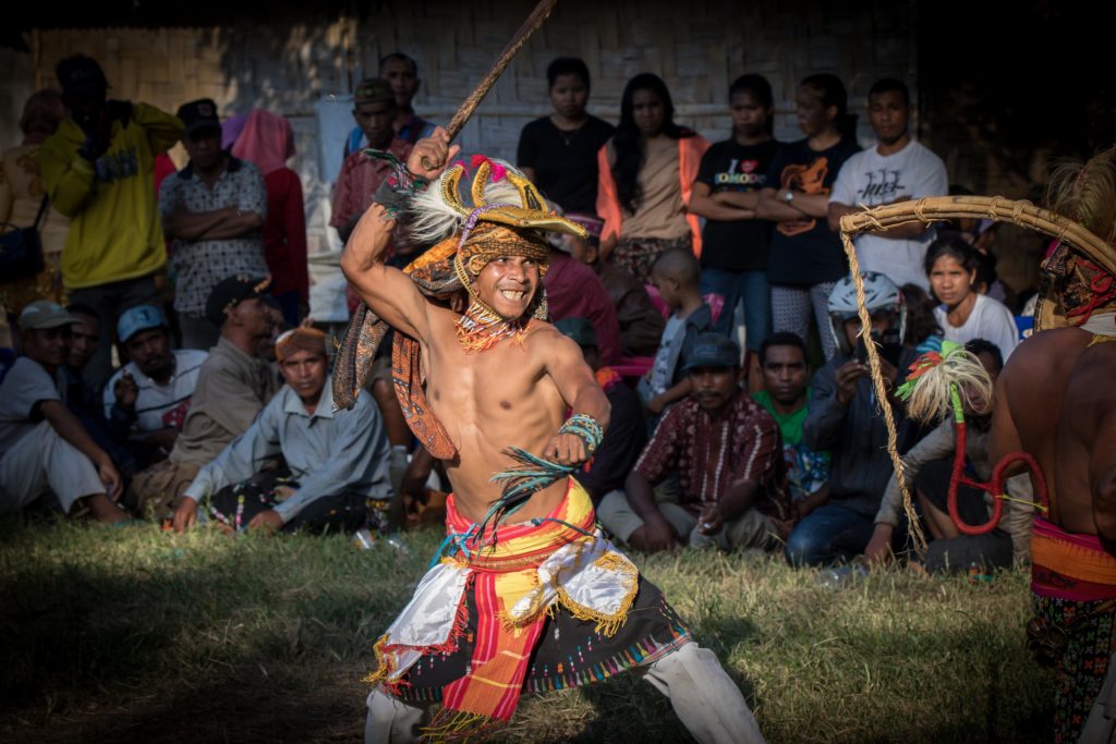 Caci - Whip fighting on Flores